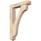 Ekena Millwork Legacy Arts and Crafts Smooth Bracket w/ Offset Brace, Douglas Fir, 5 1/2"W x 26"D x 38"H BKT0604X26X38LEC03SDF - alternate 1